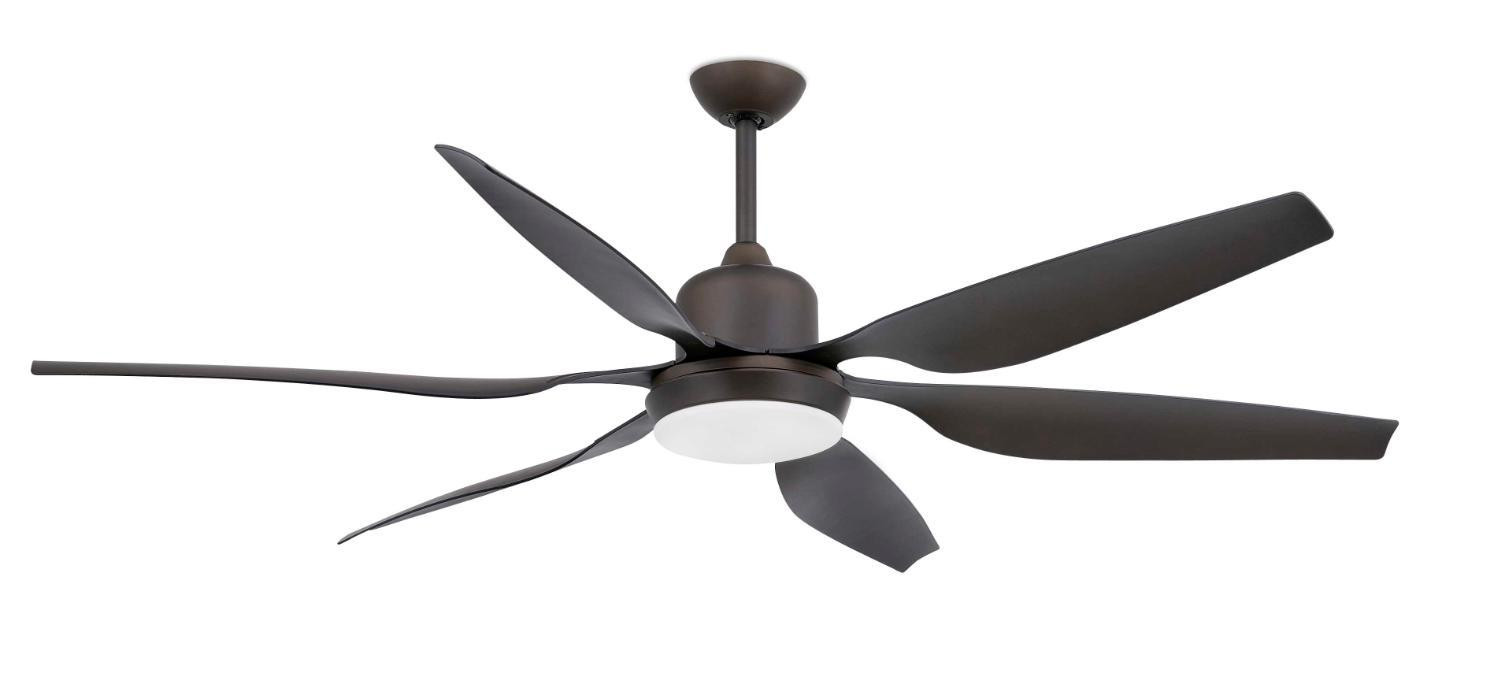 TILOS VENTILATORE DA SOFFITTO DI COLORE MARRONE DIAMETRO 168 CM CON LUCE E  TELECOMANDO FARO VENTILATORI - Cristalensi Shop Onlin