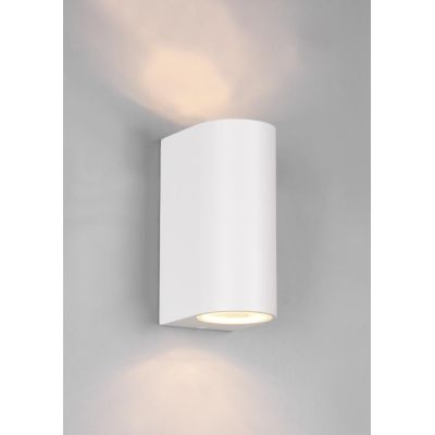 Trio Lighting Tuela applique da esterno ruggine con gabbia diffusore bianco  ip44 con sensore movimento h. 28cm E27